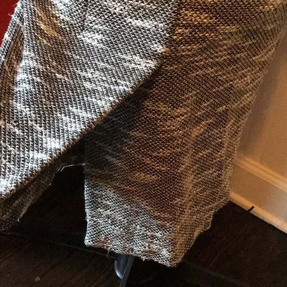 Vintage Uptown Expressions black and white textured woven mid-length dress - Picture 4 of 16